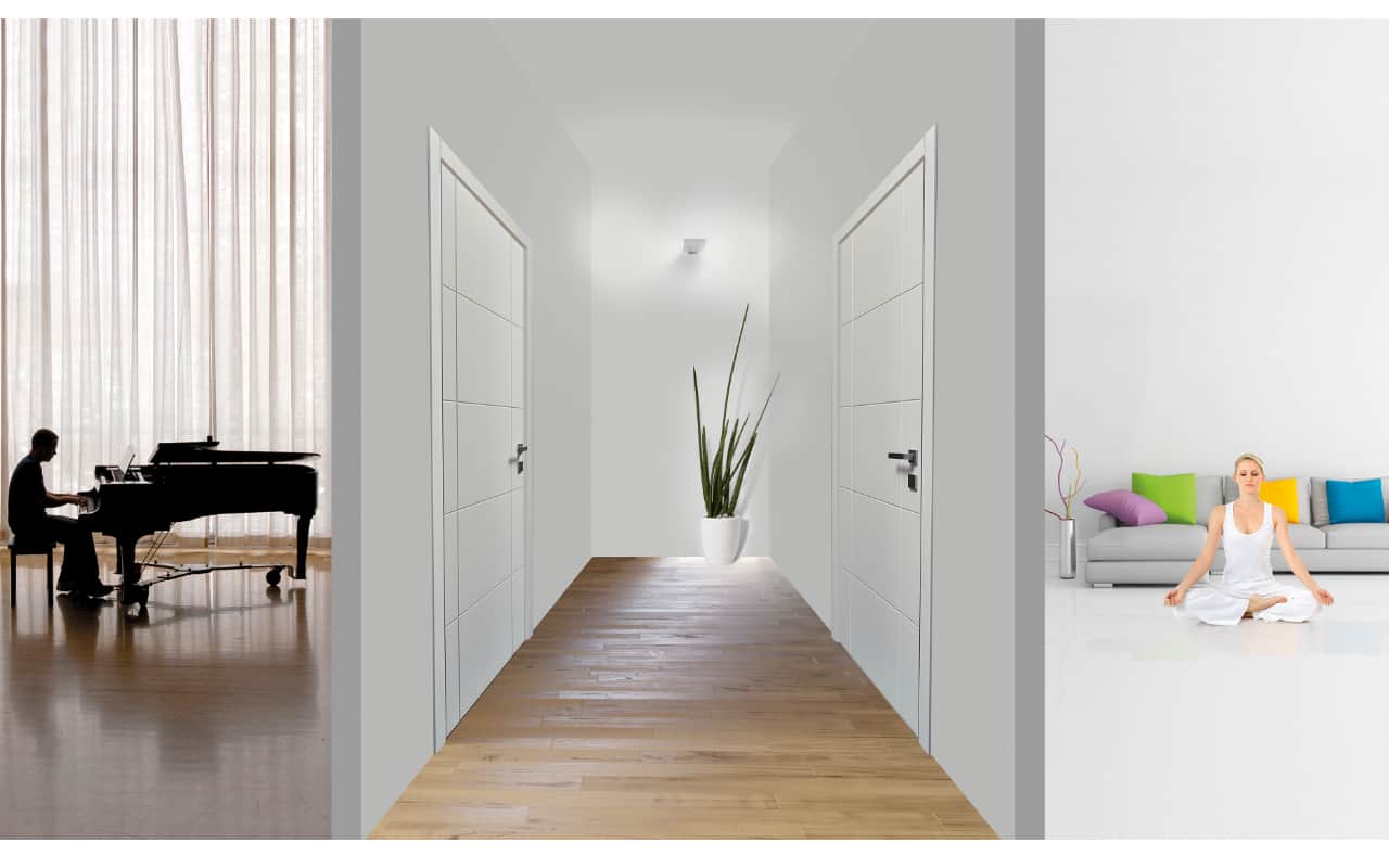 Clásicas, modernas o contemporáneas: puertas de interior insonorizadas Dierre para decorar la casa.