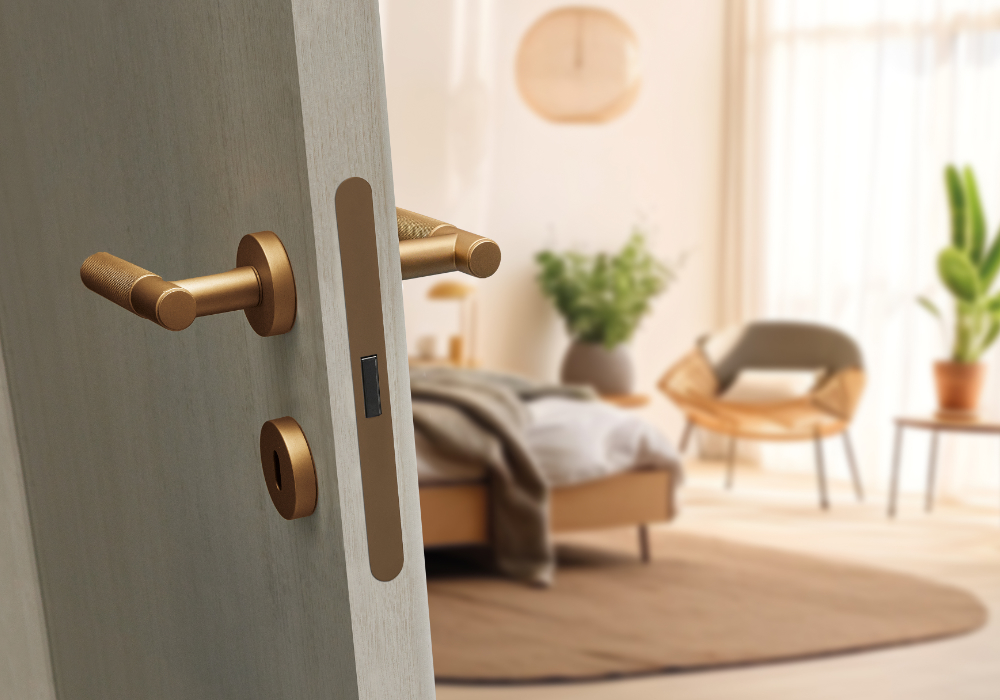 maniglia porta interna materica moderna